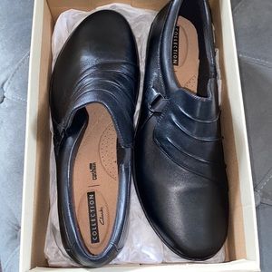 NWT Clark’s leather shoes 10W